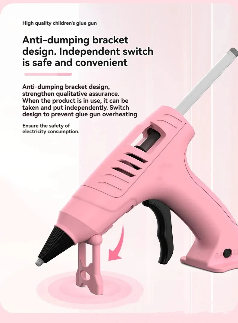 20W Mini Rechargeable Type Wireless Hot Melt Glue Gun Household Industrial Guns Hand Tools DIY Quick Repairs Crafts