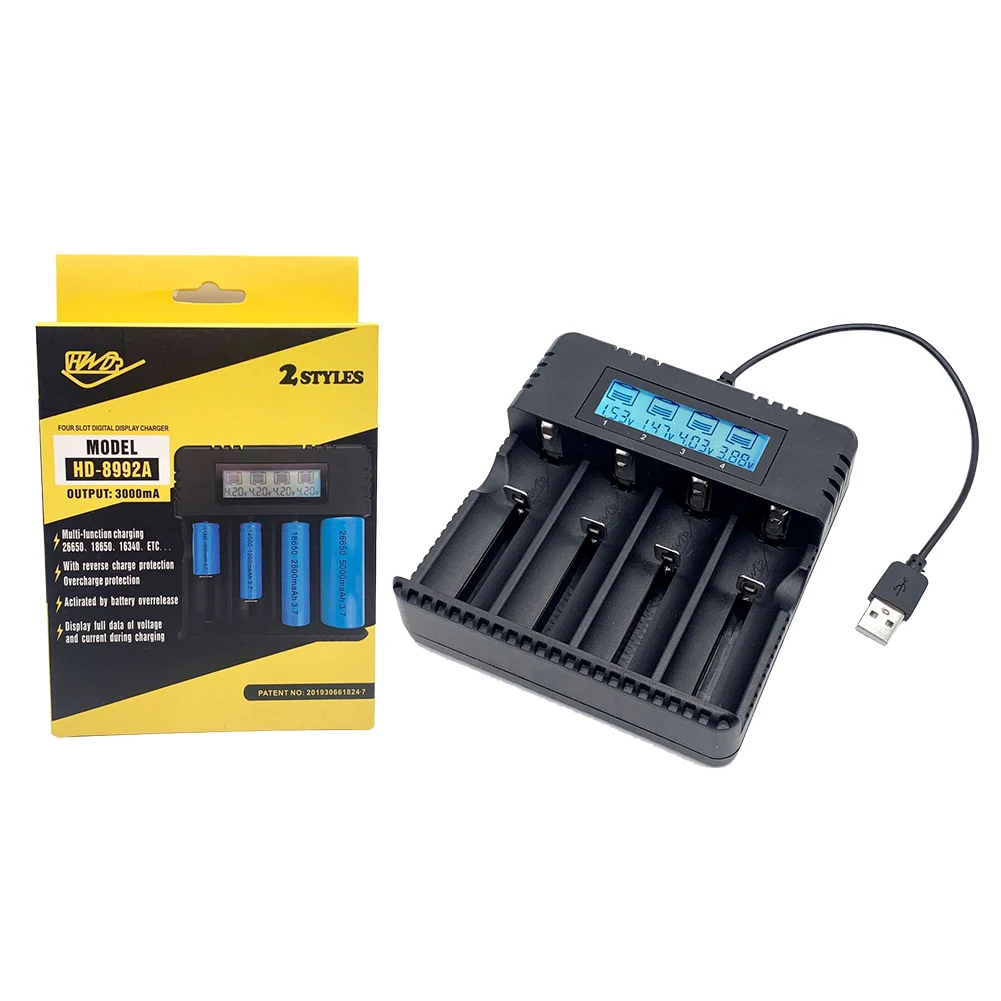 18650 Ʈ  USB  ͸ , LCD ÷  ͸ , 26500 AA AAA ͸, 4 