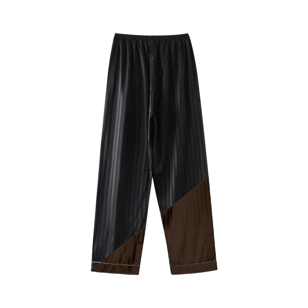 Men's Long Pants Thin Ice Silk Summer Silk Men's Pants