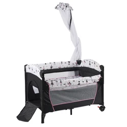 P-15 Factory Best Selling Foldable Baby Playpen Full Set OEM ODM Folding Baby Fence Playpen