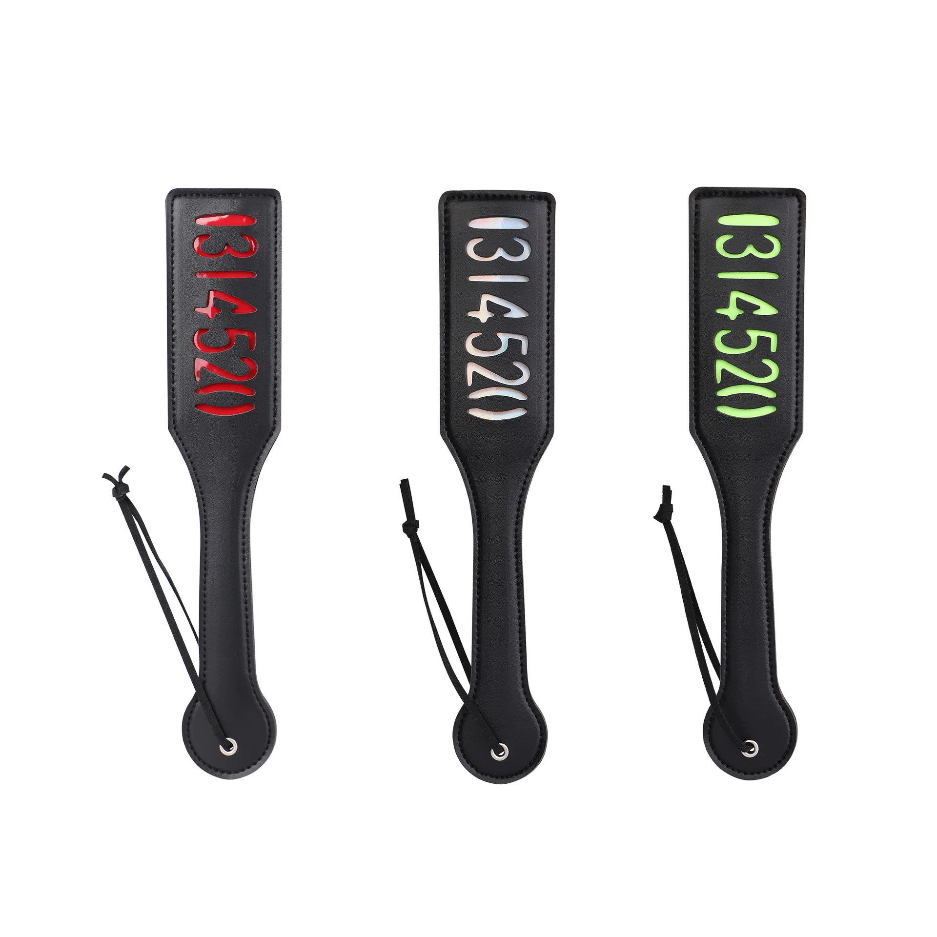 32CM Slap Spank Paddle,Horse Whip,PU Leather Horse Training Crop Equestrian Riding Bat Whip 4