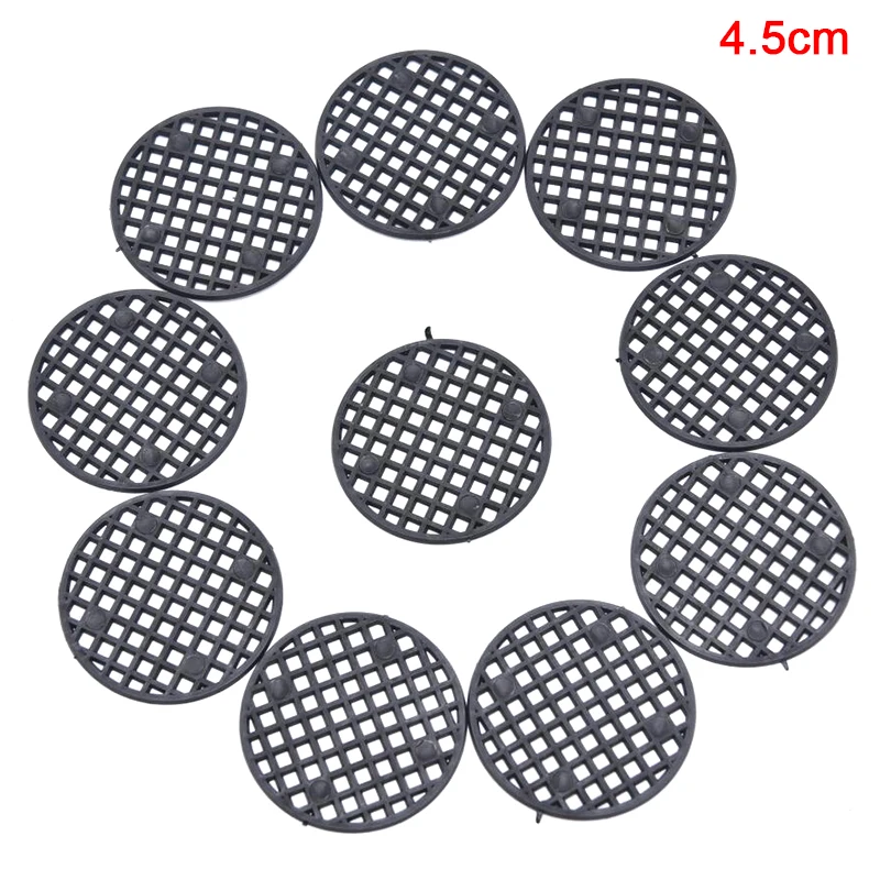 Flower Pot Mesh Pad 10pcs Round Flowerpot Mesh Pad Breathable Leakproof Bottom Grid Mat With Drainage Hole Protection Durable Bonsai Home