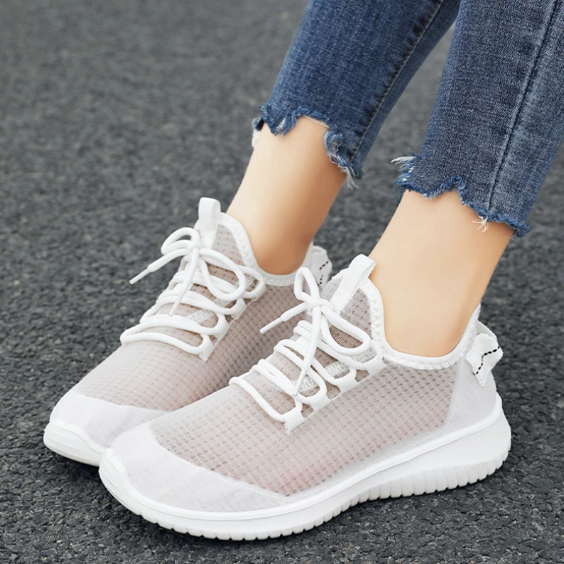 Women 2024 New Women's Shoes Instagram Versatile Casual Shoes Breathable, Lightweight, Comfortable Mesh Sports Shoes for Women