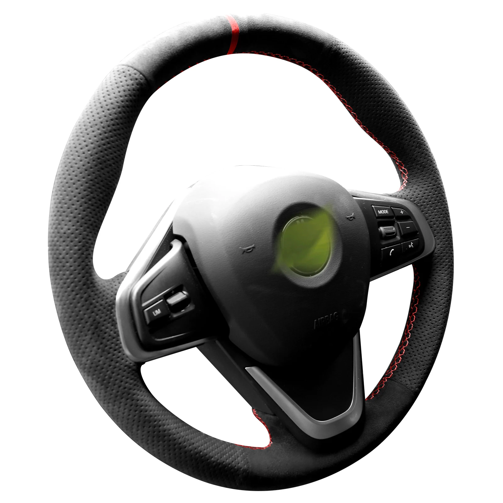 Alfanxi Coprivolante Alcantara A Punto Mano Compatibile Con Bmw F45 F46 X1 F48 X2 F39