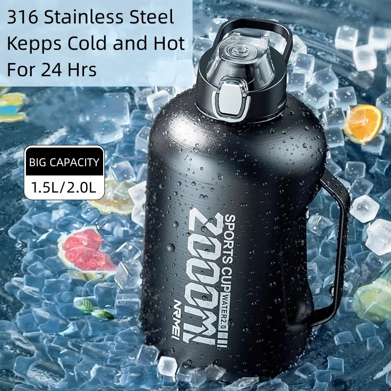 Vacuum Insulated Stainless Steel Water Bottle - New Hot Water Bottle  Stainless - Aliexpress