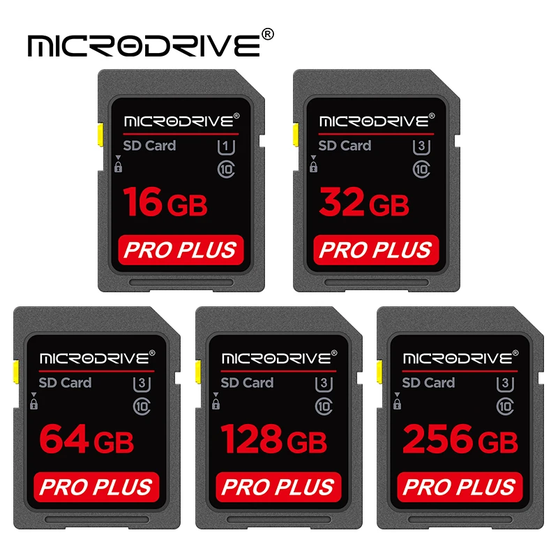 SD 카드 16GB 32GB 고속 클래스 10 메모리 카드 64GB 128GB 256GB SDHC/SDXC 플래시 USB 스틱 카메라용 SD 카드
