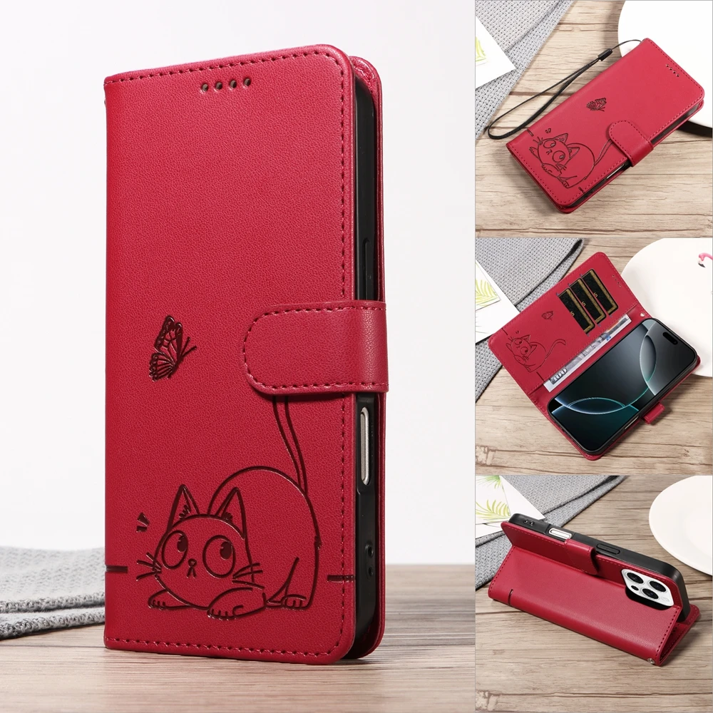 Premium Magnetic Leather Smartphone Case