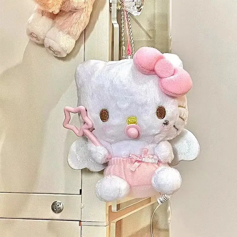 Anime-Sanrio-Plush-Hello-Kitty-Keychain-Decor-Plushies-Kawaii-Dolls ...