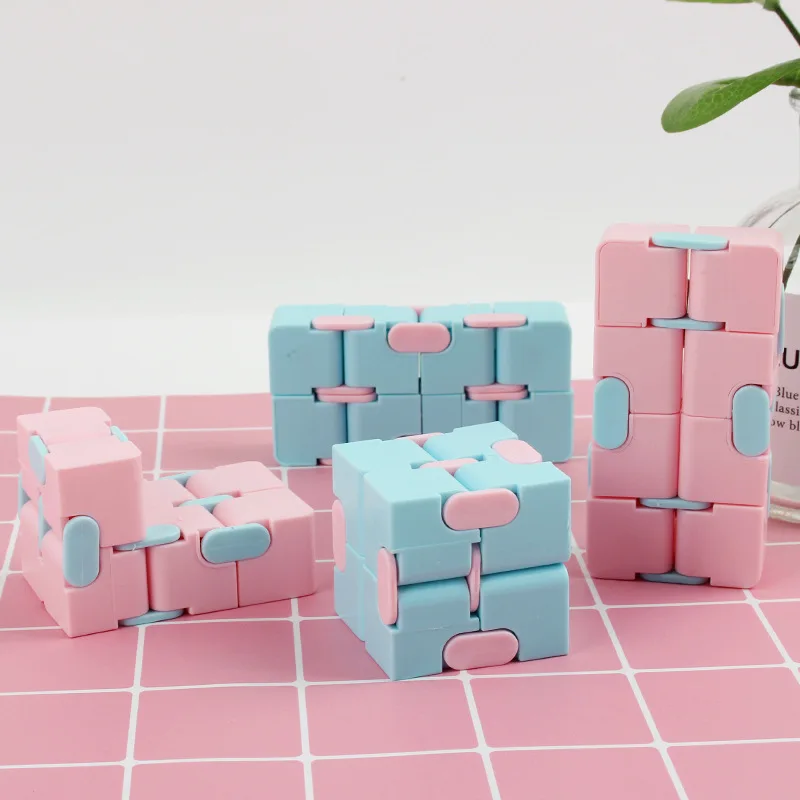 Relaxing Toy Stress Relief Endless Cube Fidget Flip Curious Gadgets Child Autism Decompression Spinner fidget toys anti stress toys