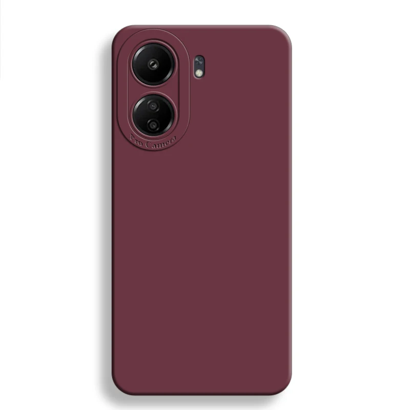 For POCO C65 Case Shockproof Silicone For Xiaomi POCO C65 Cover 6.74 inch Full Cover Camera Lens Protection Bumper For POCO C65