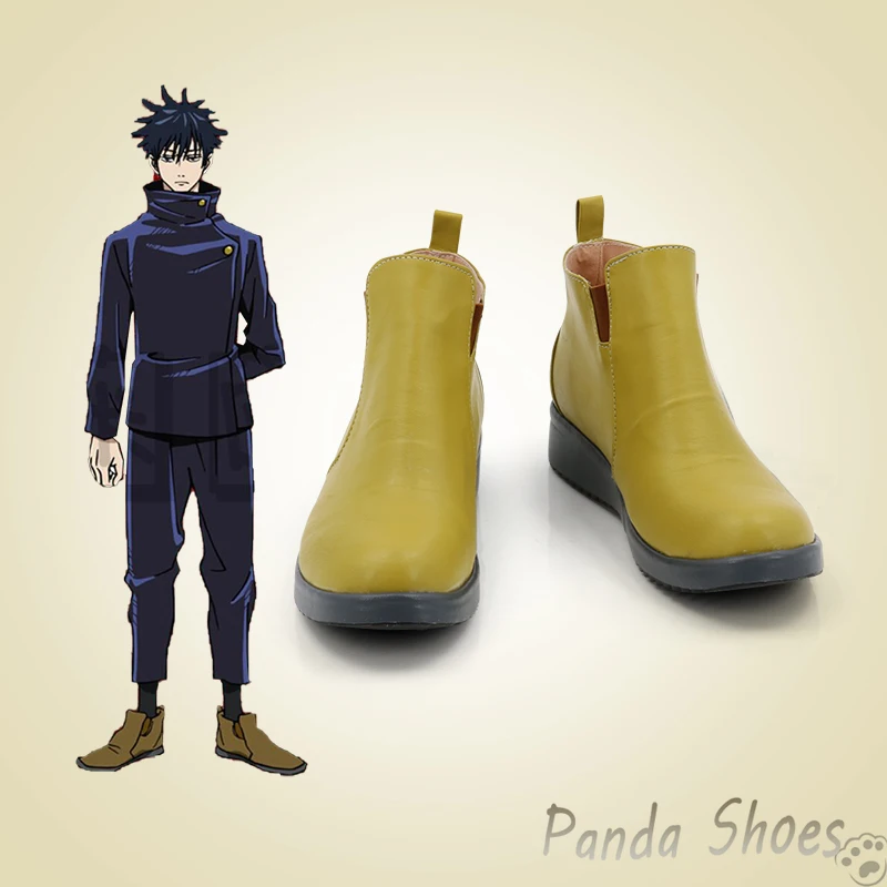 

Fushiguro Megumi Jujutsu Kaisen Cosplay Shoes Anime Cos Boots Comic Fushiguro Cosplay Costume Prop Shoes for Con Halloween Party