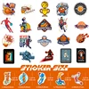 50pcs Basketball Sports Waterproof Decorative Stickers For Water Cup, Computer, Phone, Luggage 5