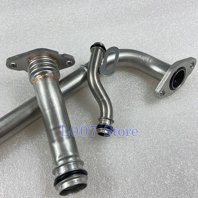 3PCS Original Oil Cooler Connected Hard Pipe For Chevrolet Cruze Epica Sonic Opel ASTRA INSIGNIA NO: 55353329 55353327 55353330