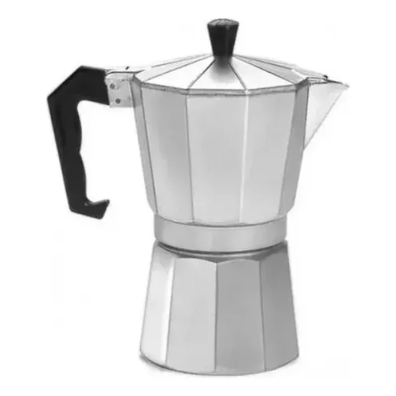 New Italian aluminum coffee machine, 300ml, espresso machine, 6-cup coffee machine