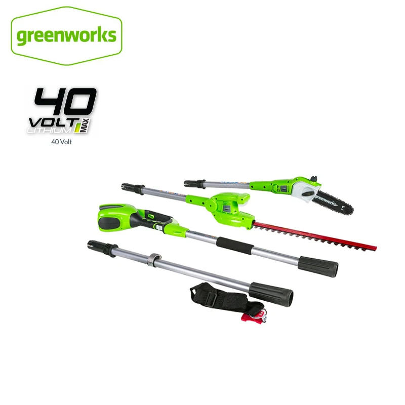 

New Arriaval GreenWorks 20302 G-MAX 40V 8-Inch Cordless 2in1 Pole Saw and Hedge Trimmer, Bare Tool
