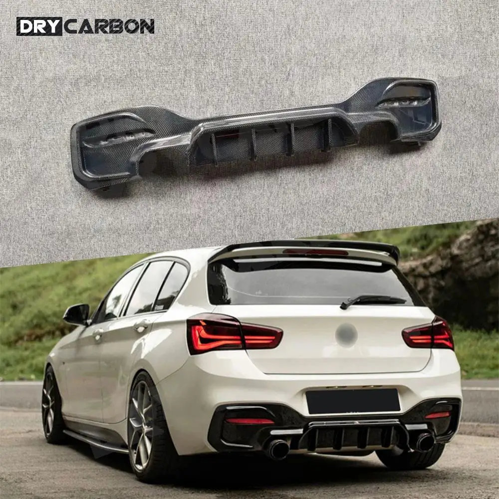 CarbonFiberRearLipDiffuserSpoilerforBMW1SeriesMSportF20F21