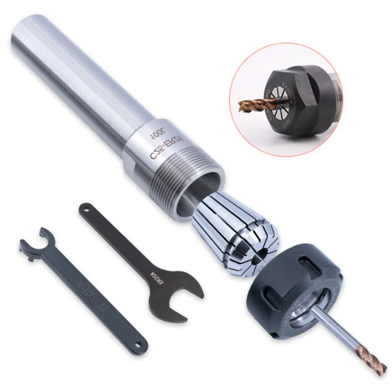 ER8 ER11 ER16 ER20 ER25 ER32 ER40 C8 C10 C12 C16 C20 C25 C32 C40 100L 150L A M UM Type Collet Holder Lengthen Tool Carrier 1PC