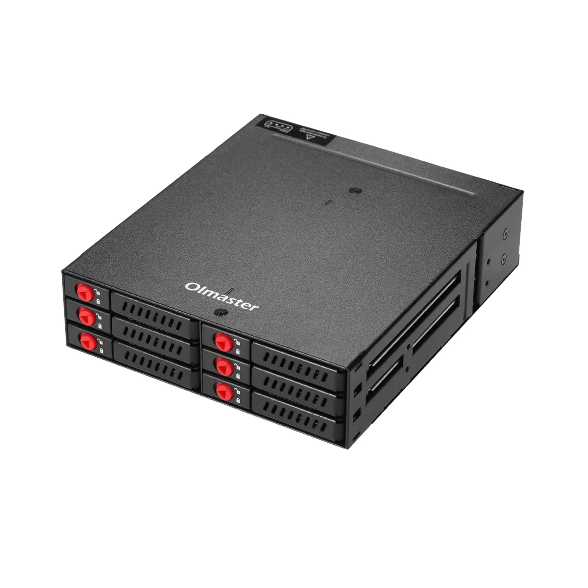 oimaster-6-bay-25inch-sata-ssd-hdd-enclosure-mobile-rack-enclosure-hard-disk-enclosure-rack-data-storage-for-525-drive-bay