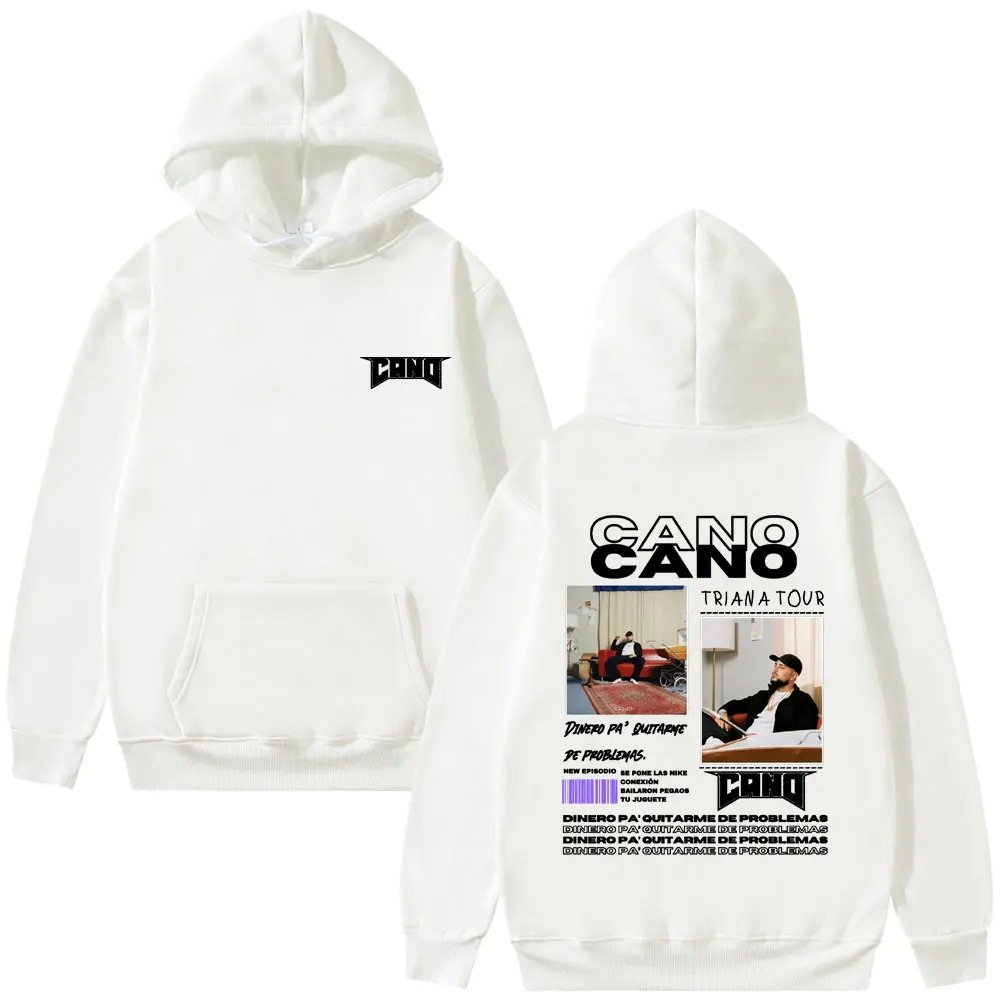 Rapper Cano Triana Tour Album 2025 Hoodies Men Women Fashion Hip Hop Street Sweatshirt Men's Oversized Hoodie Vintage Streetwear 5