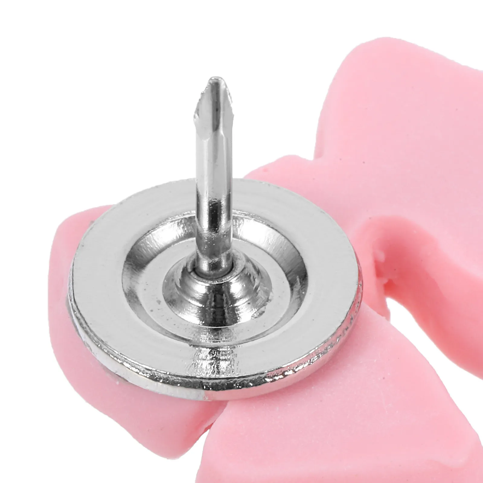 30개입 리본 모양 푸시핀 레진 장 압정, 사무실, 가정, 학교, 사진, 메모 보드용 리본 압정