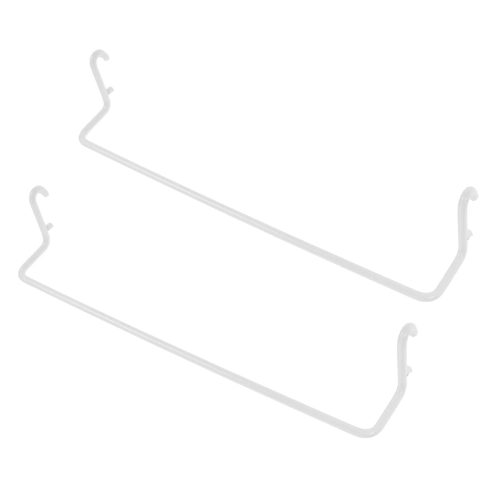 

2 Pcs Pegboard Paper Towel Holder Wall Mounted Rack Extendable Holders Perfboard