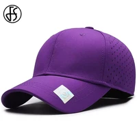 FS Red Purple Mesh Baseball Caps For Men Luxury Brand Women Hats Winter Trucker Hat Outdoor Sports Golf Cap Casquette Homme 2026