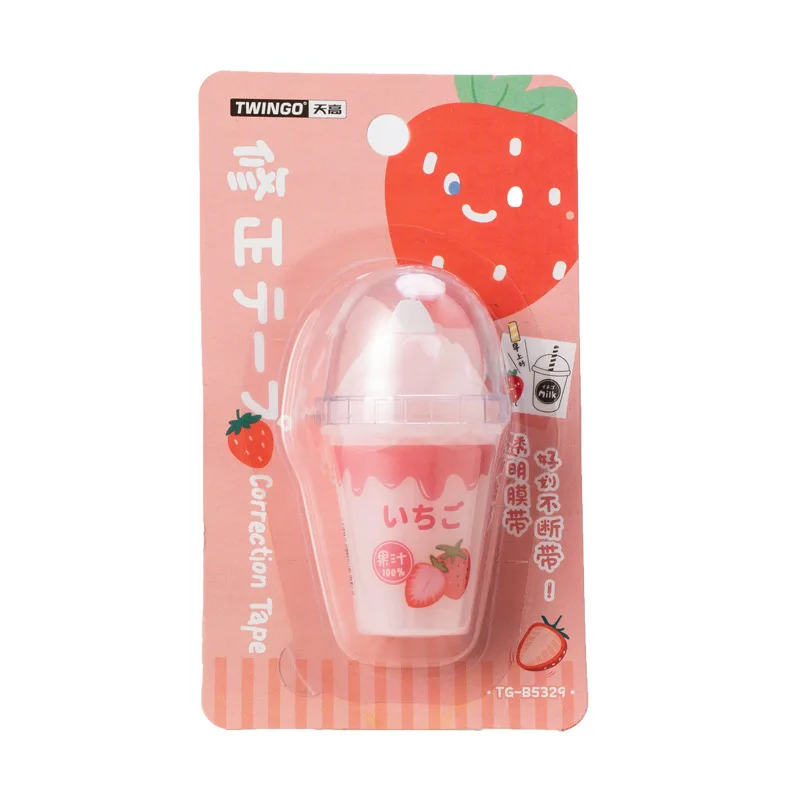 Correction Tape 3 Piece Lytwtw's Cute Kawaii Juice Ice Cream Correction Tape Stationery Office School Supplies