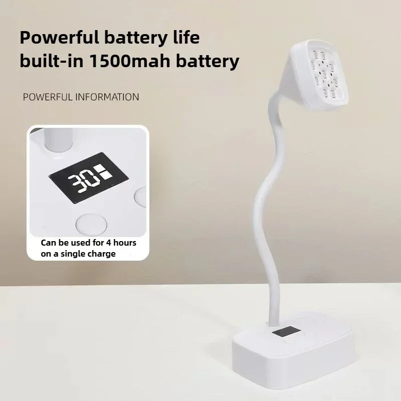 Mini UV LED Nail Curing Lamp Bendable USB Light For Fast Drying Eyelash Extensions Glue Nail Polish Gel Manicure Tool 4