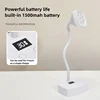 Mini UV LED Nail Curing Lamp Bendable USB Light For Fast Drying Eyelash Extensions Glue Nail Polish Gel Manicure Tool 4