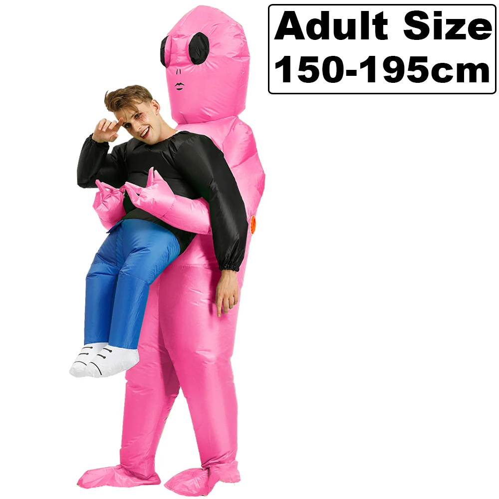 Disfraz Marciano Inflable Alien Et Hombros Adulto 180cm #2