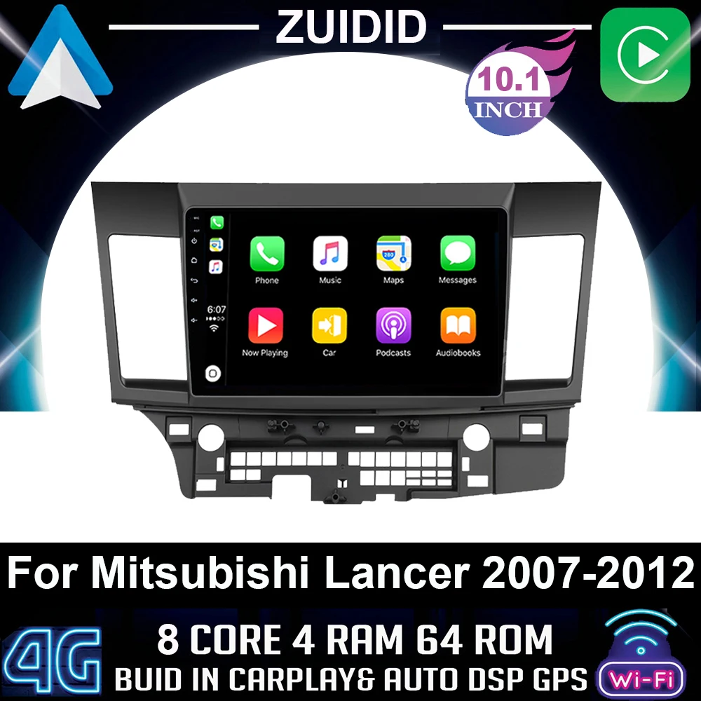Автомагнитола для Mitsubishi Lancer 10 1-2007 Android 2013 2 din без dvd | Автомобили и мотоциклы