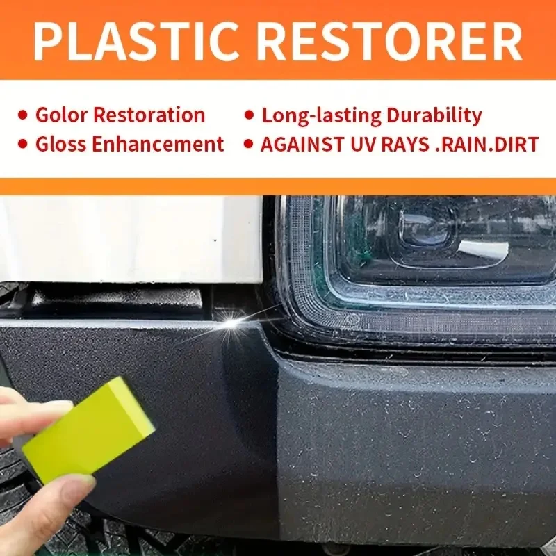 Car Plastic Refurbished Plating Crystal Coating Agent Wax Panel Auto Interior Car Plastic Renovated Coating Retreading Agent 5