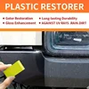 Versatile Car Interior Exterior Plastic Restorer-Refurbishing Repair Wax-Dust-Proof Polish for Dashboard, Tires Synthetic 4