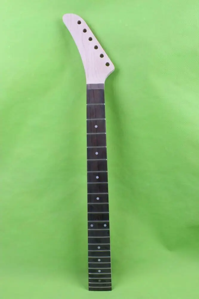 

Yinfente 22fret 25.5inch Left Hand Electric Guitar Neck Banana Head Locking Nut Guitar Neck
