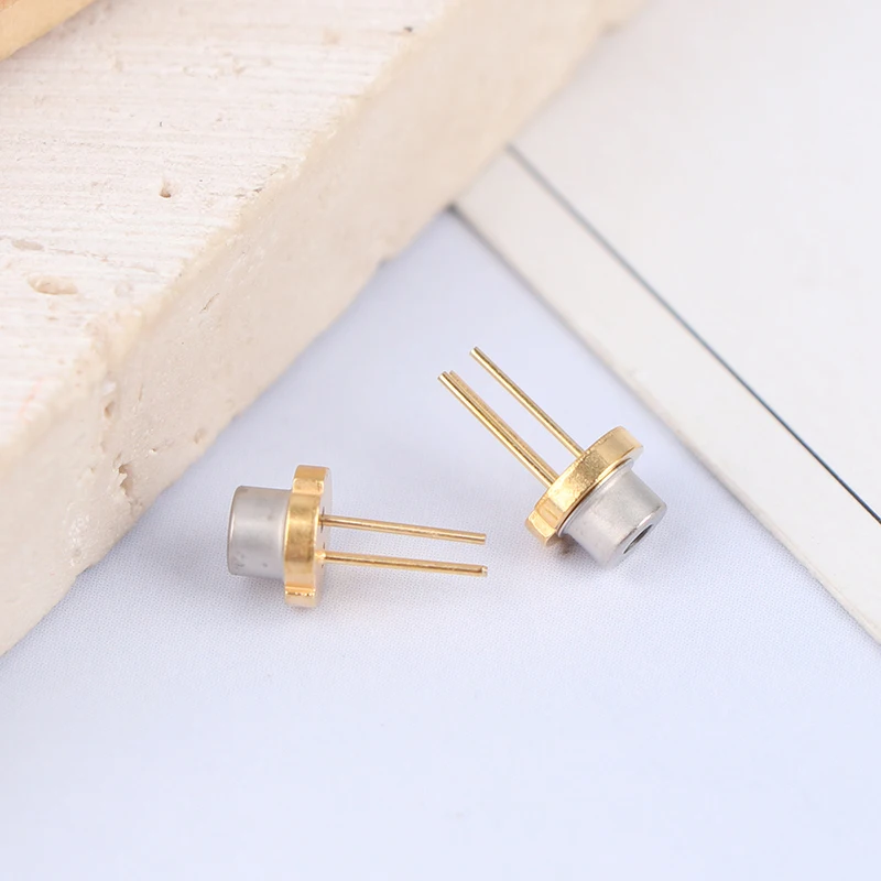 2Pcs 5mw 650nm 2.2V High Power Diode Module Red Laser Head TO-18 Laser Diode Burning Infrared LD Laser Module