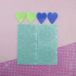 Embossed Pattern Texture Mat for Clay Crafting and Pottery (LEAF)