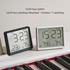 Electronic Wall Clock Large Display Digital Wall Clock Battery Powered Suction Designs for Fridge Mount Clocks 2