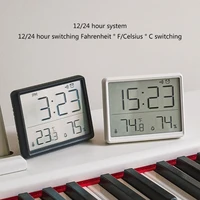 Electronic Wall Clock Large Display Digital Wall Clock Battery Powered Suction Designs for Fridge Mount Clocks 2