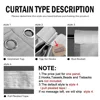1PC Nuan Series European Style Embroidered Luxury Blackout Curtains for Living Dining Room Bedroom Window Curtains Customize 6