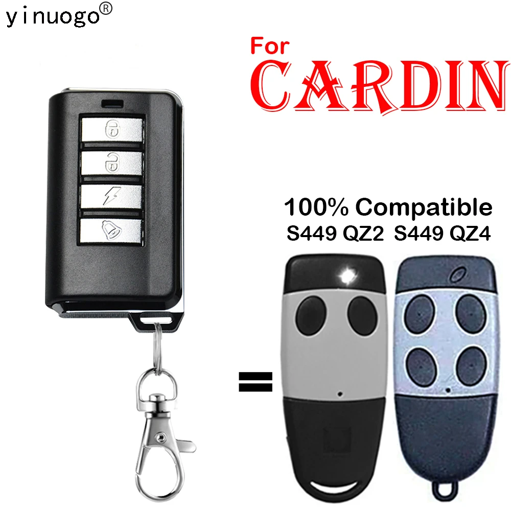 magnetic gate lock with keypad CARDIN Remote Control Garage Door Opener 433.92mhz Rolling Code For CARDIN S449 QZ2 QZ4 Remote Control Duplicate Garage Command magnetic door lock with keypad