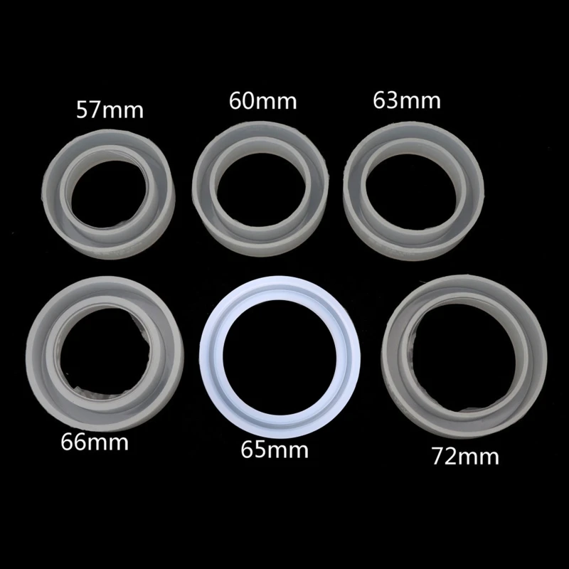 Round Silicone Mold Bangle Bracelet Casting Mold Resin Epoxy Mould for Jewelry Making Keychain Crafts Decor Making