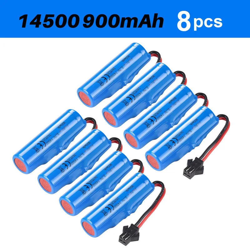 900mah battery 8pc