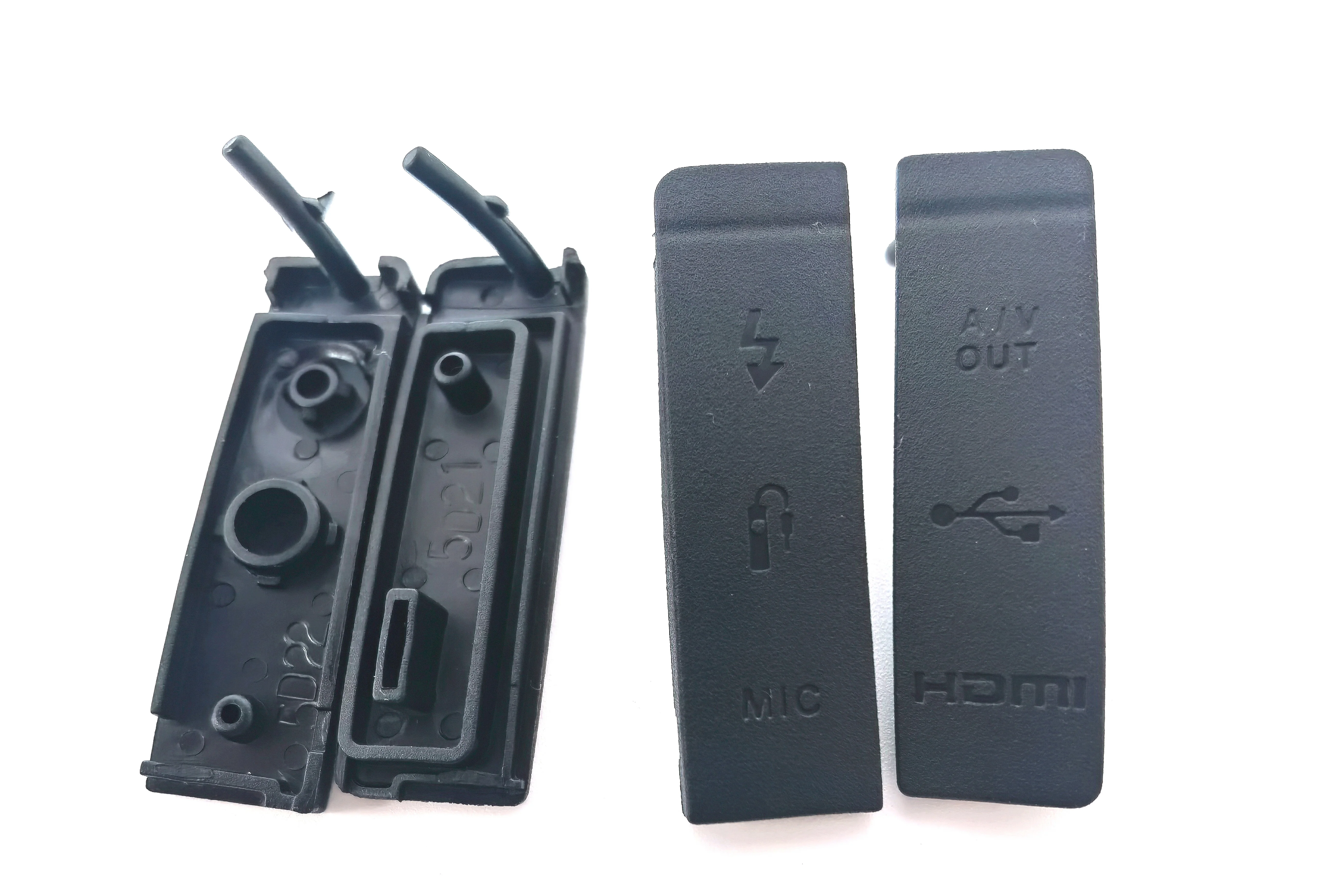 1set For Canon 5D Mark II 5DII 5D2 USB HDMI DC IN VIDEO OUT Rubber Door Bottom Cover Camera Replacement parts camera repair parts