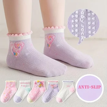 Girls Unicorn Non-Slip Socks 2