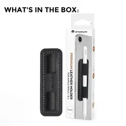 Universal Stylus Holder with Anti - Loss Elastic Band (Black)