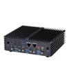 Qotom Fanless Mini PC Intel Core i3 5005U i5 4200U Industrial PC 2 LAN 4 RS232 Desktop Mini Computer 2