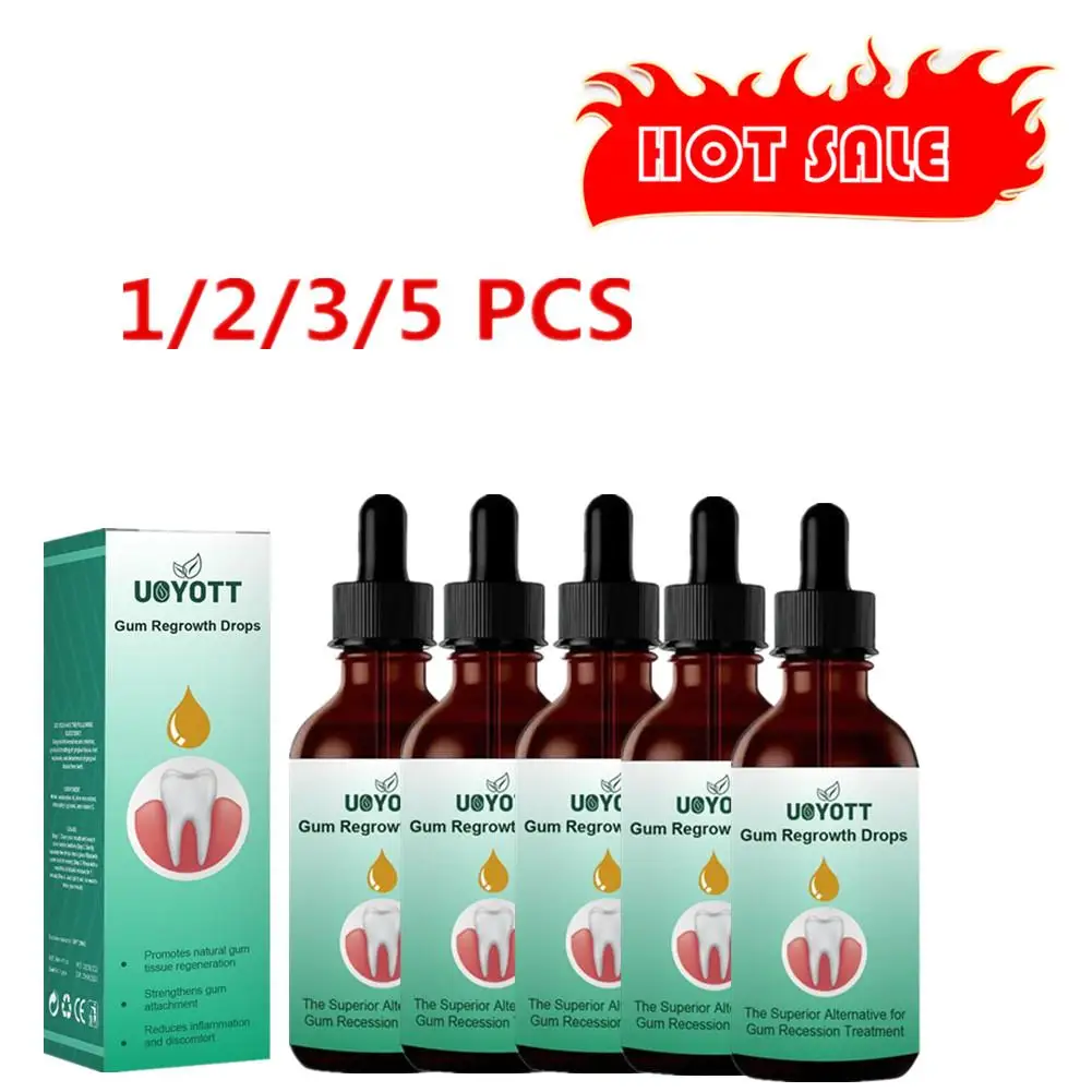 

1-5X 30ml Gum Care Products Liquid Gum Repair Gum Regrowth Natural Oral Care Drops Gum Restore Oral Gum Care Liquid For Oral Car