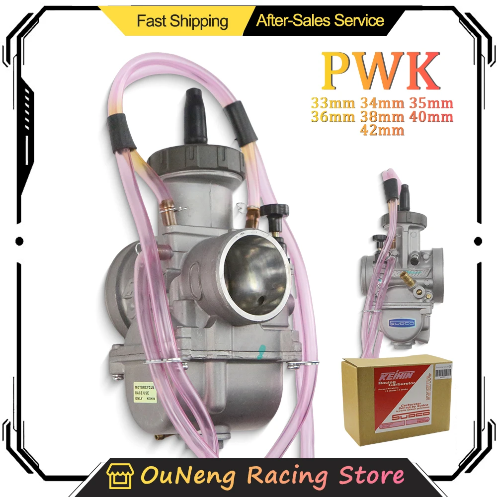 Motorcycle Racing Carburetor For Keihin PWK 33 34 35 36 38 40 42mm For ...