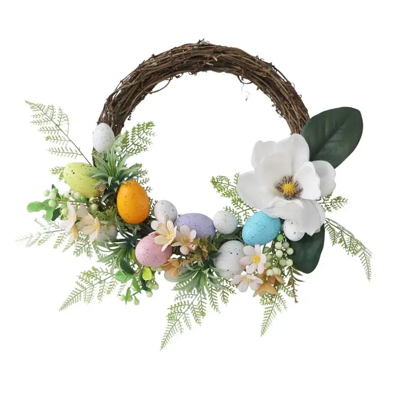 

Easter Wreaths Decorations Wall Hanging Easter Bunny Easter Bunny Wreath Cute Welcome Sign Home Front Door Wall Garden Decor