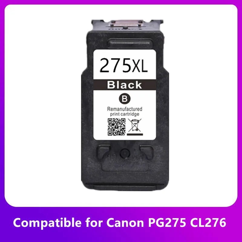 Remanufactured 275XL 276XL PG 275 CL 276 XL PG275 CL276 Ink Cartridge for Canon TS3522 TS3520 TR4720 Printer